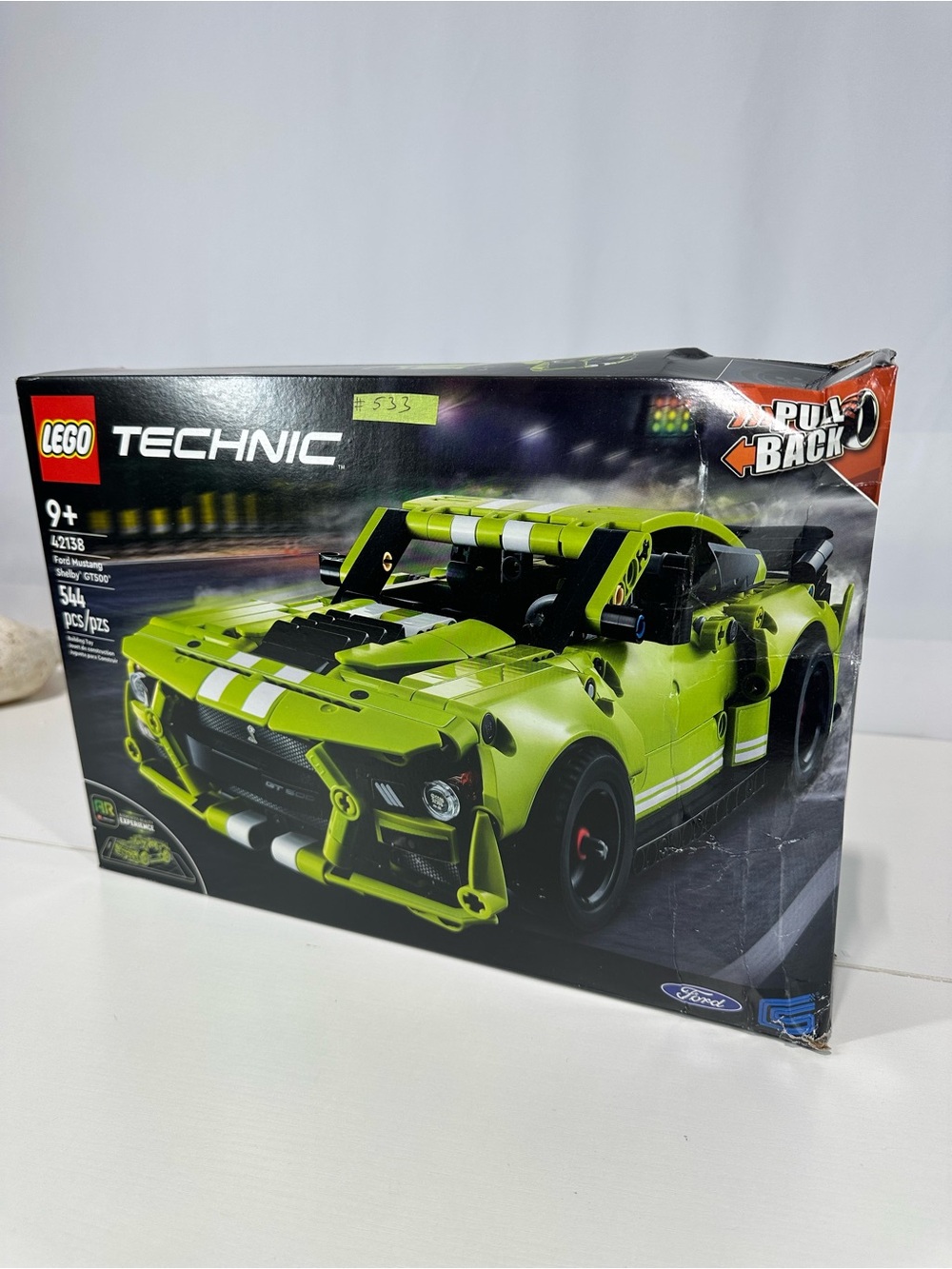 #533 LEGO TECHNIC Ford Mustang Shelby GT500 42138 New Damaged Box